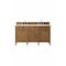 James Martin Vanities Brittany 60in Double Vanity, Saddle Brown w/ 3 CM Eternal Marfil Quartz Top 650-V60D-SBR-3EMR - alternate 1